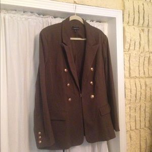 Lane Bryant Olive Green Jacket size 24
